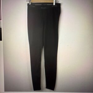 HANES Boys Youth Black Base Layer Bottom Size Medium